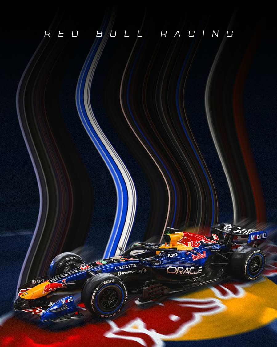 Red Bull Racing F1 poster